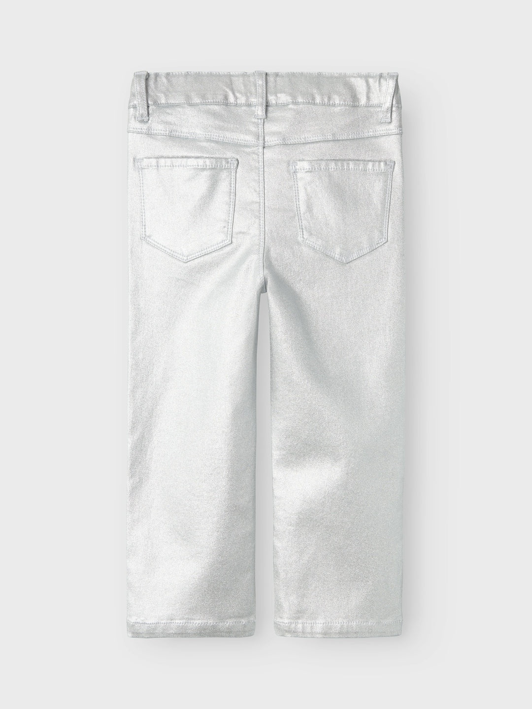 Mini spijkerbroek ROSE Silver FOIL Straight Fit