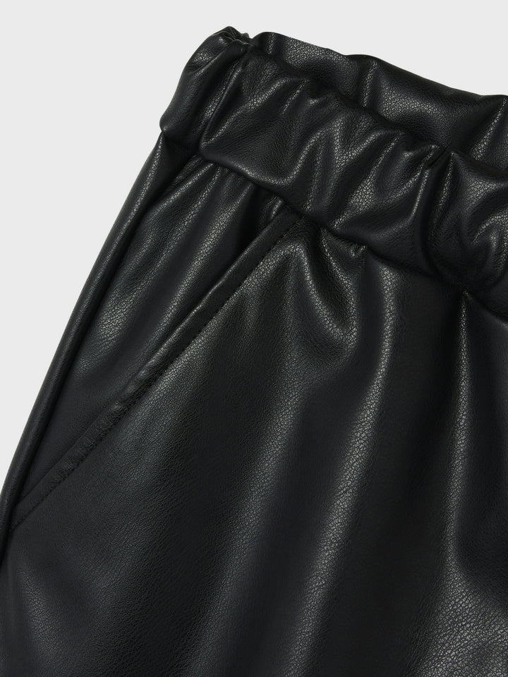 Kids broek NUPU Black Loose Fit