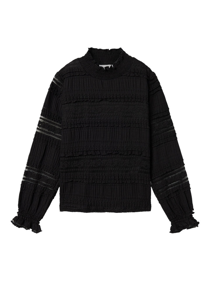 Kids longsleeve RILKA Black Standard Fit