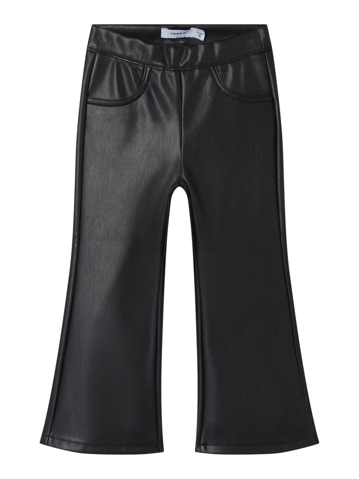 Mini Leggings POLLY Schwarz Bootcut Passform