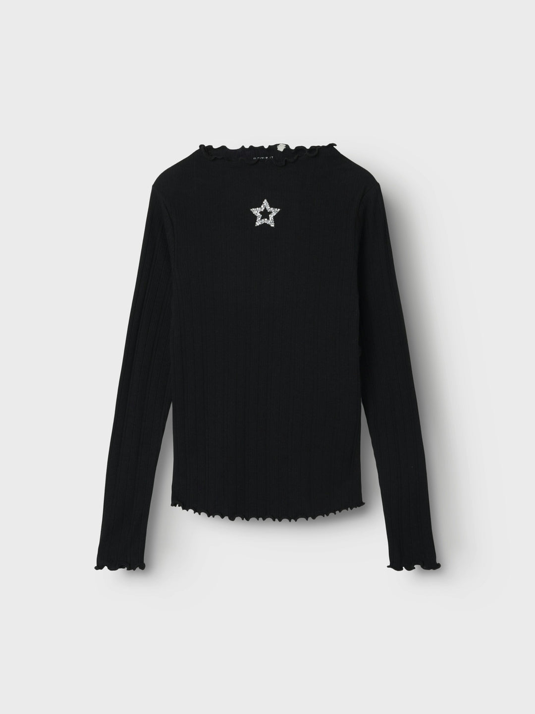 Kinder Langarmshirt RUMALA Schwarz Slim Fit