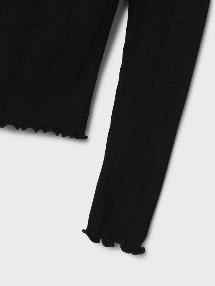 Kinder Langarmshirt RUMALA Schwarz Slim Fit