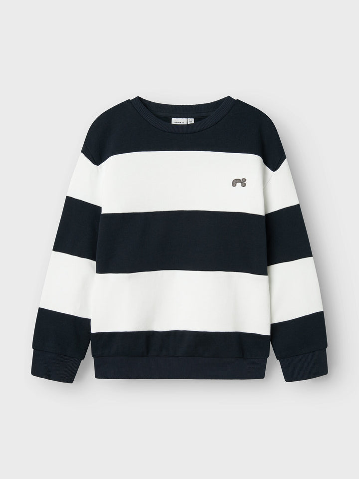 Kids trui SALTOS Bright White DARK SAPPHIRE Regular Fit