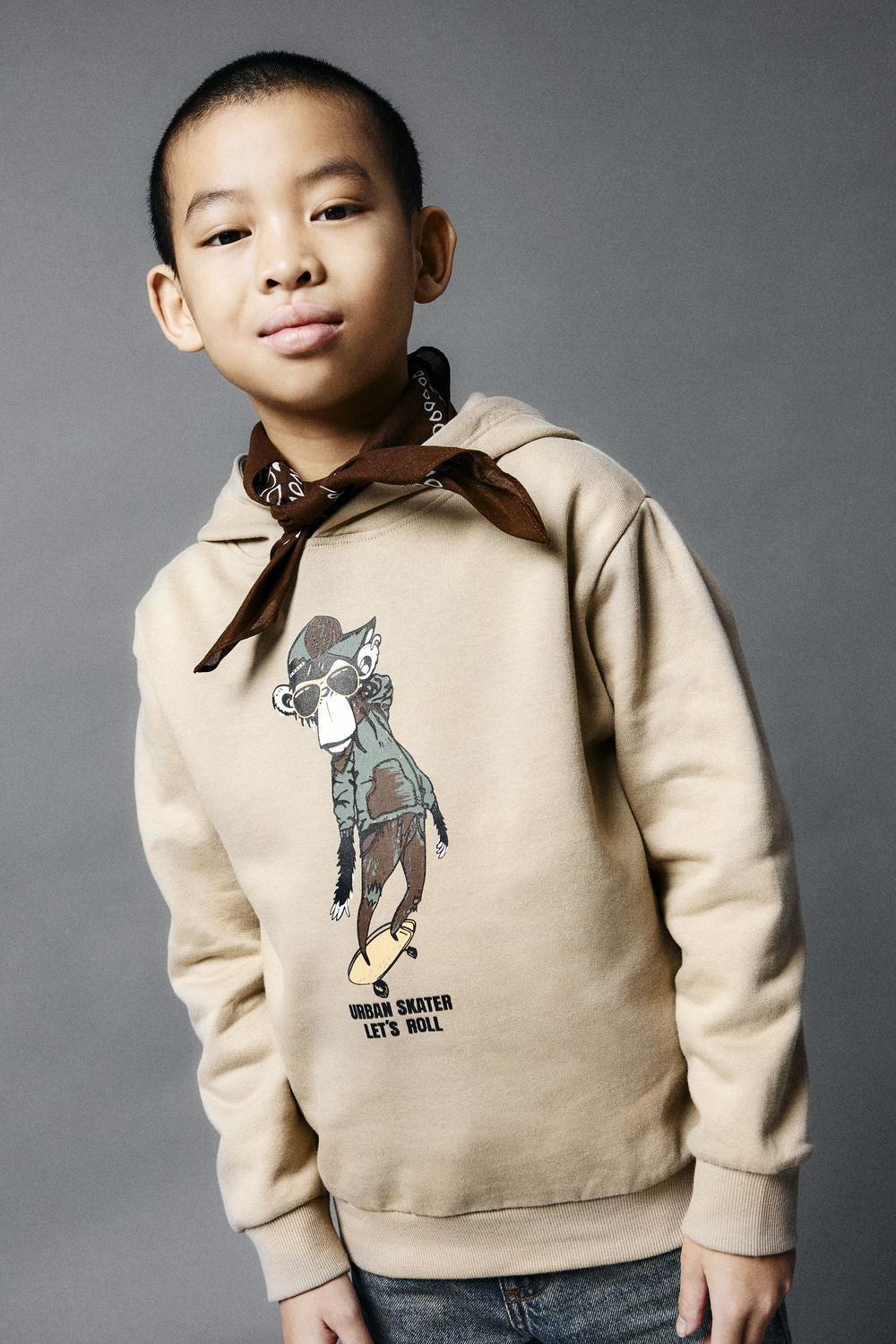 Kids trui RENMA Weathered Teak Regular Fit