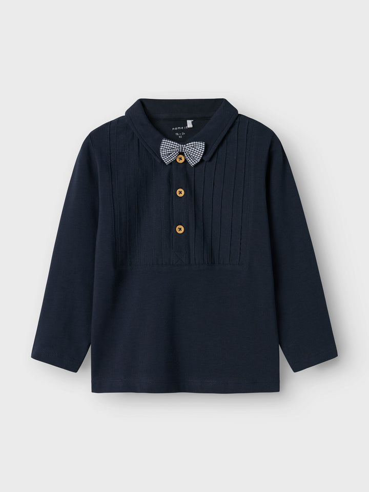 Mini longsleeve RUMLE Dark Sapphire Regular Fit