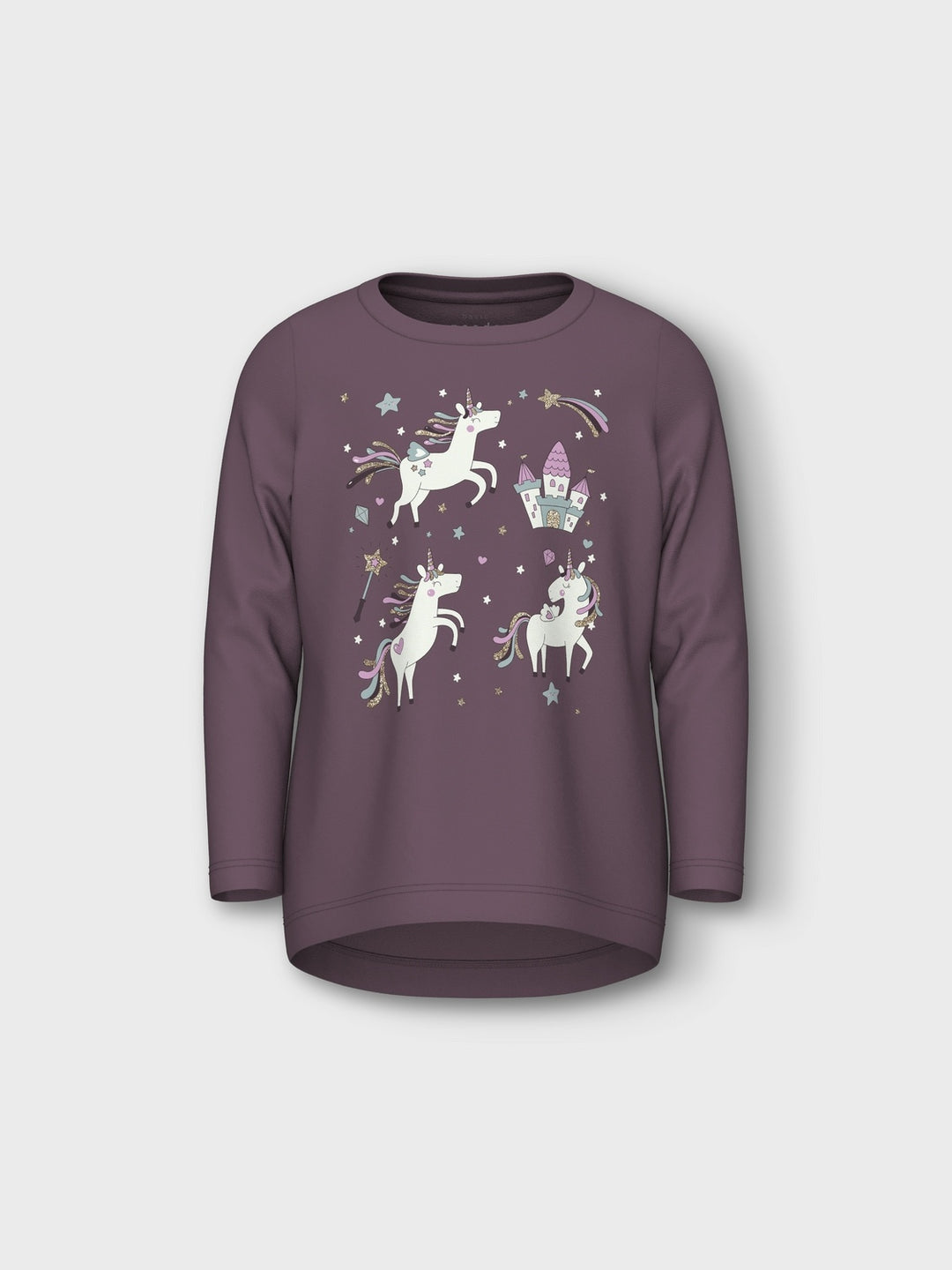 Mini Langarmshirt VIX Arctic Dusk Einhorn Standard Passform