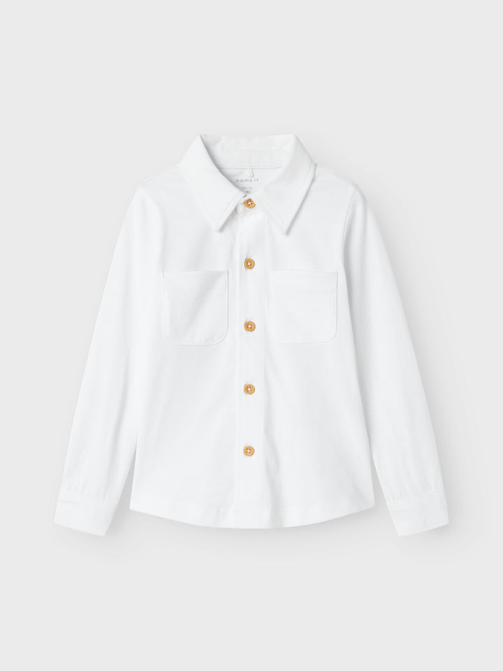 Mini blouse RONALD Bright White Regular Fit