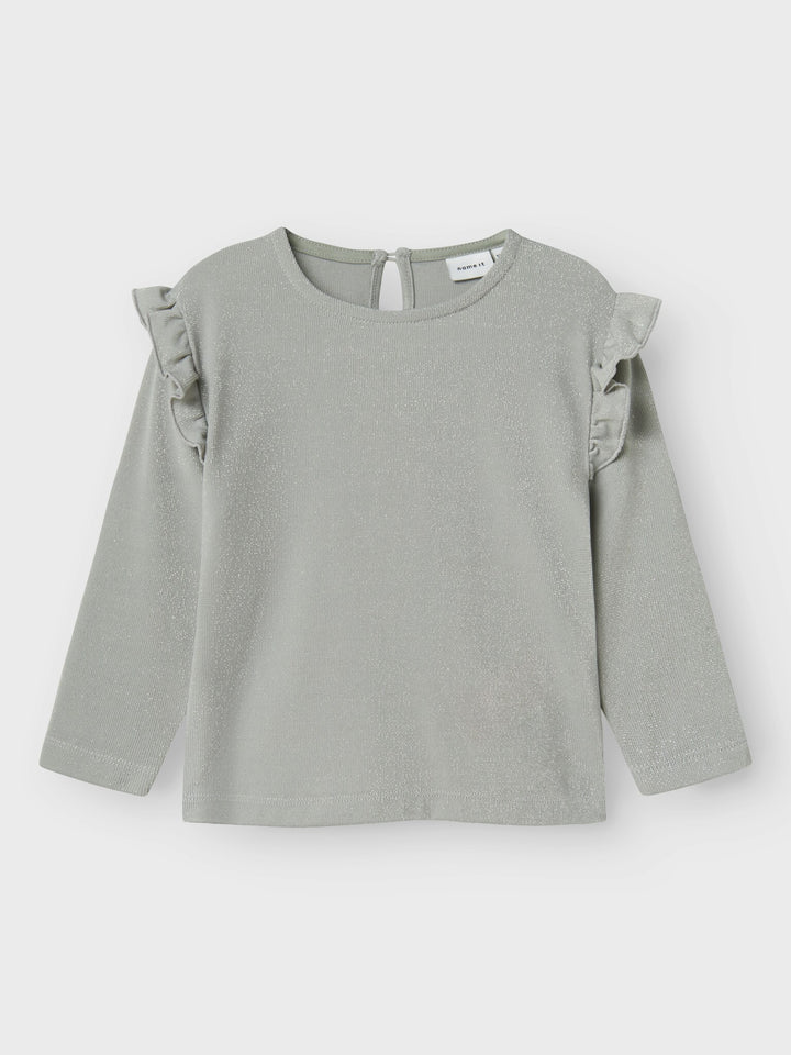 Mini longsleeve ROISIN Silver Regular Fit