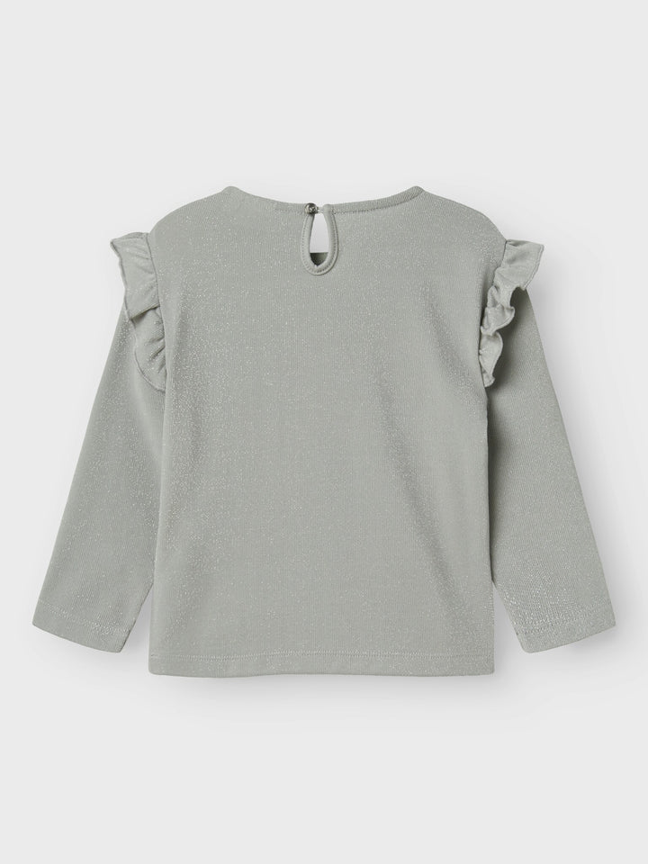 Mini longsleeve ROISIN Silver Regular Fit