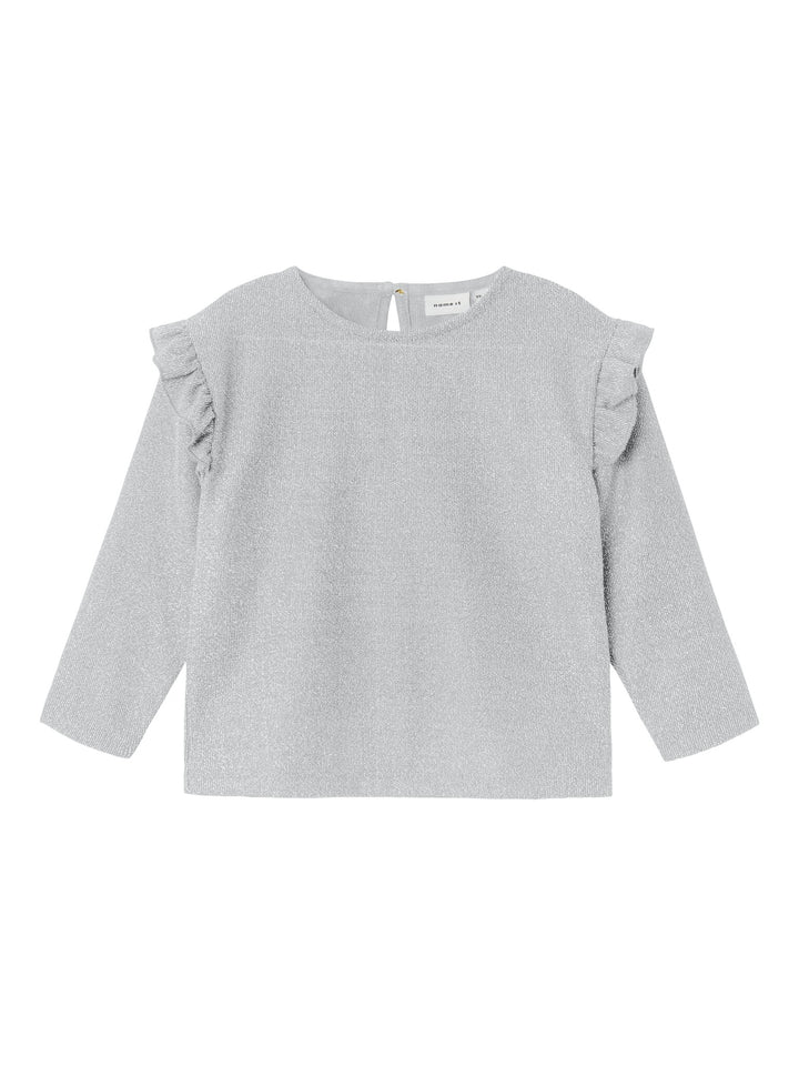 Mini longsleeve ROISIN Silver Regular Fit