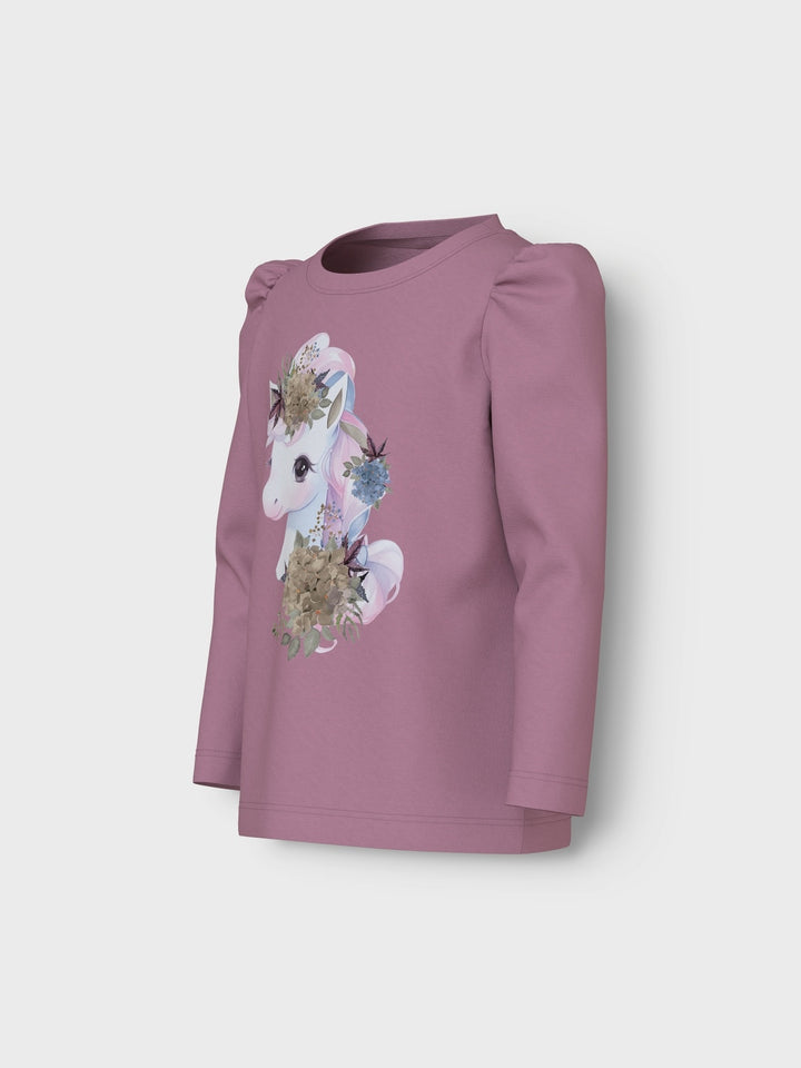 Mini Langarmshirt NAIA Mauve Orchid Standard Fit