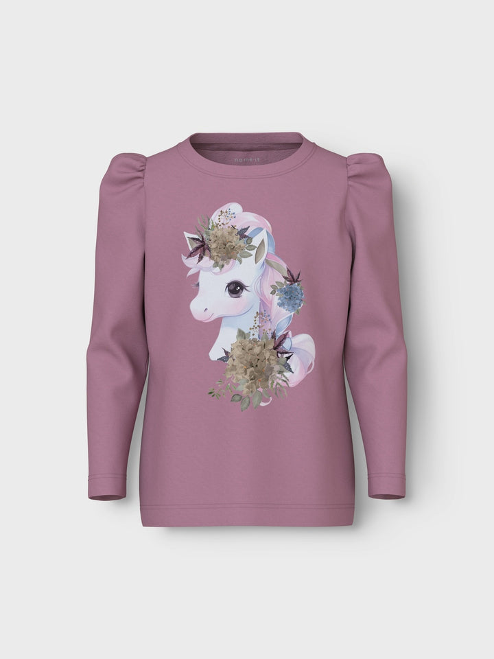 Mini Langarmshirt NAIA Mauve Orchid Standard Fit