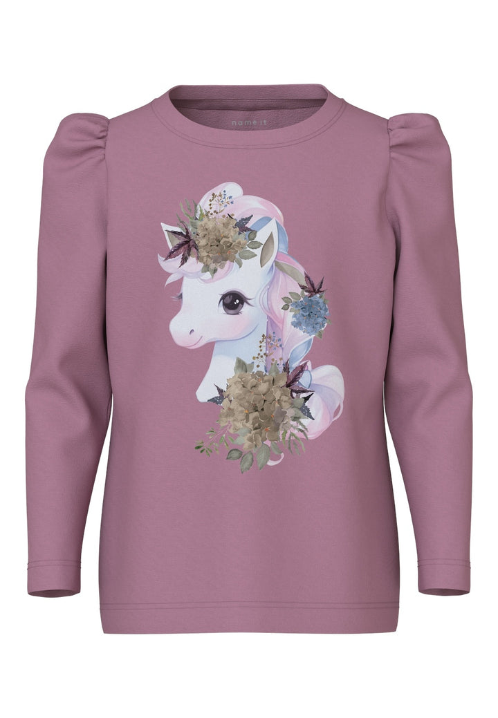 Mini Langarmshirt NAIA Mauve Orchid Standard Fit