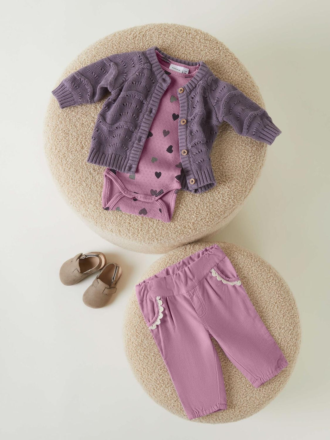 Baby longsleeve NITTE Mauve Orchid Regular Fit