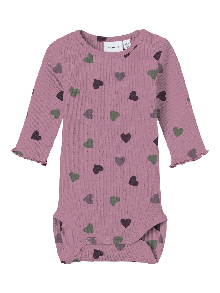 Baby longsleeve NITTE Mauve Orchid Regular Fit