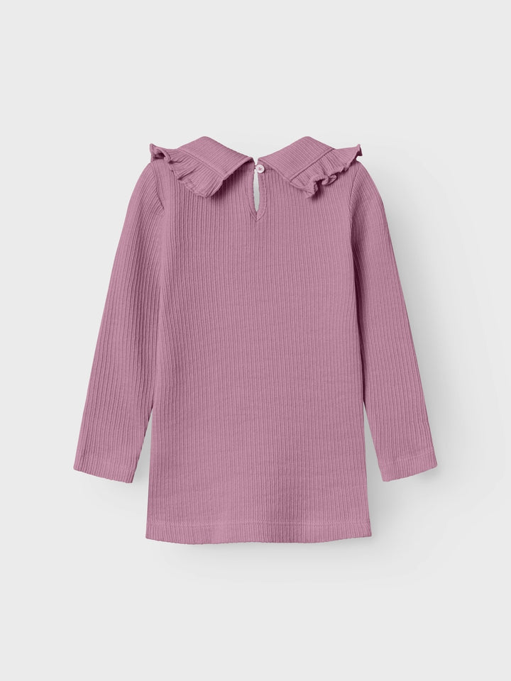 Mini Langarmshirt OLILLE Mauve Orchid Slim Fit