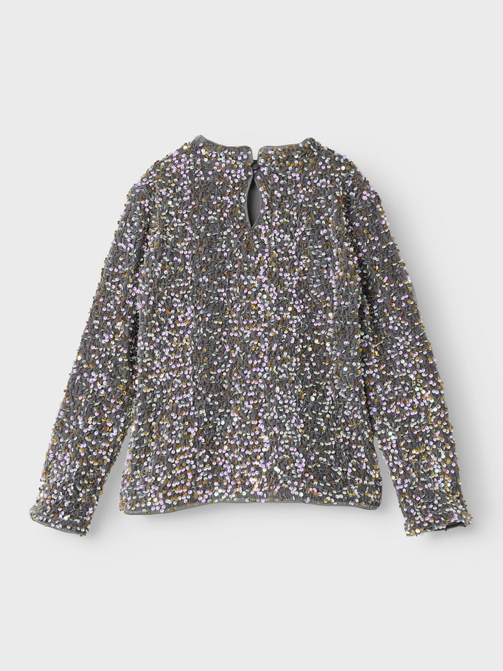 Kids longsleeve RUNICA Granite Grey GOLD AND WHITE Standard Fit