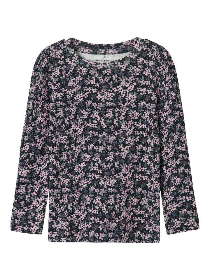 Mini Langarmshirt OJATAS Dunkel Saphir Super Slim Fit