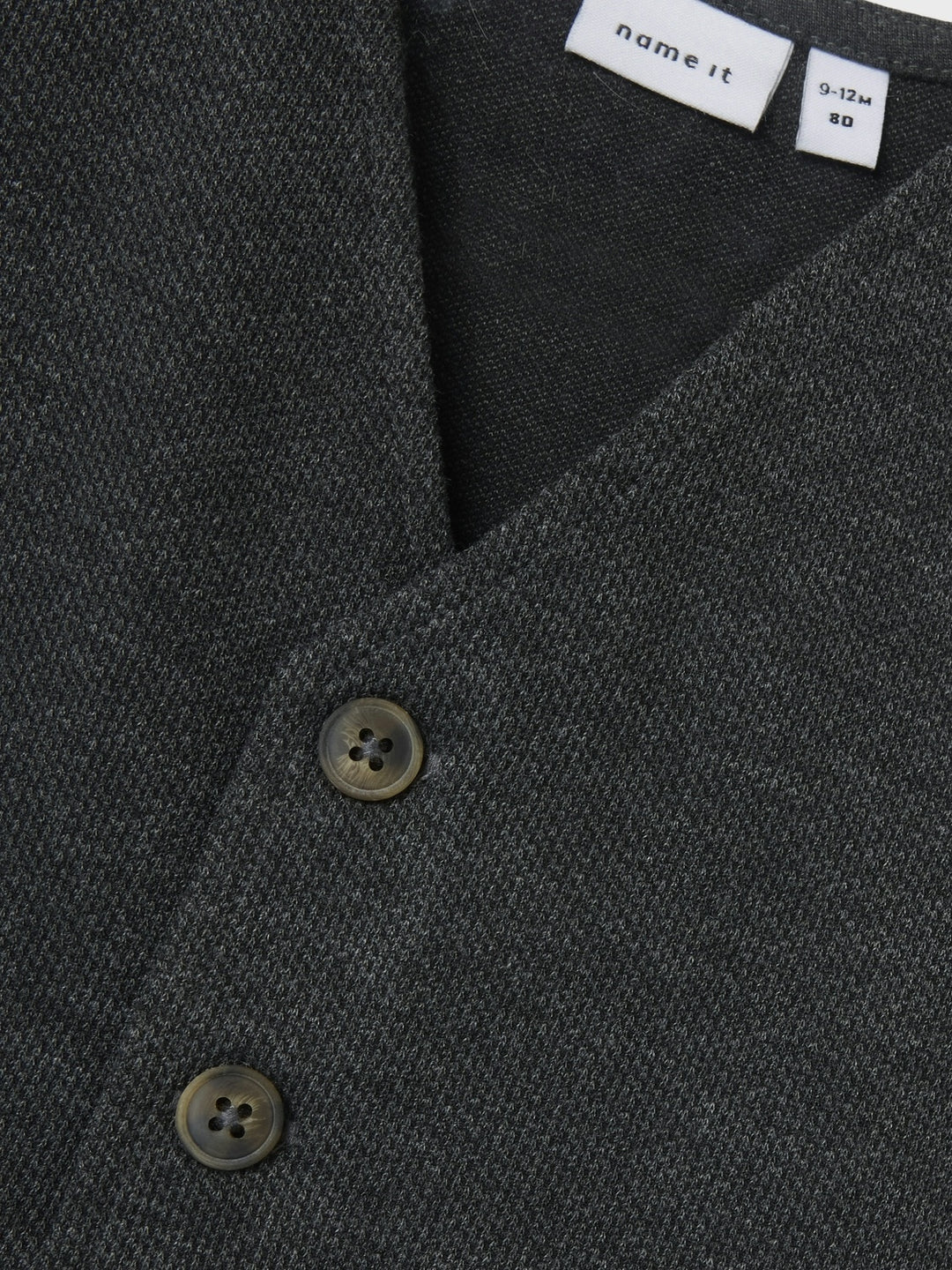 Baby vest ROXO Dark Grey Melange NMMROBINO