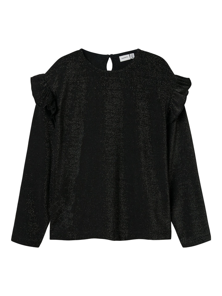 Kinder Langarmshirt ROISIN Schwarz Regular Fit