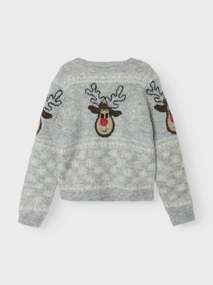 Kids trui RIHYGGE Light Grey Melange Regular Fit