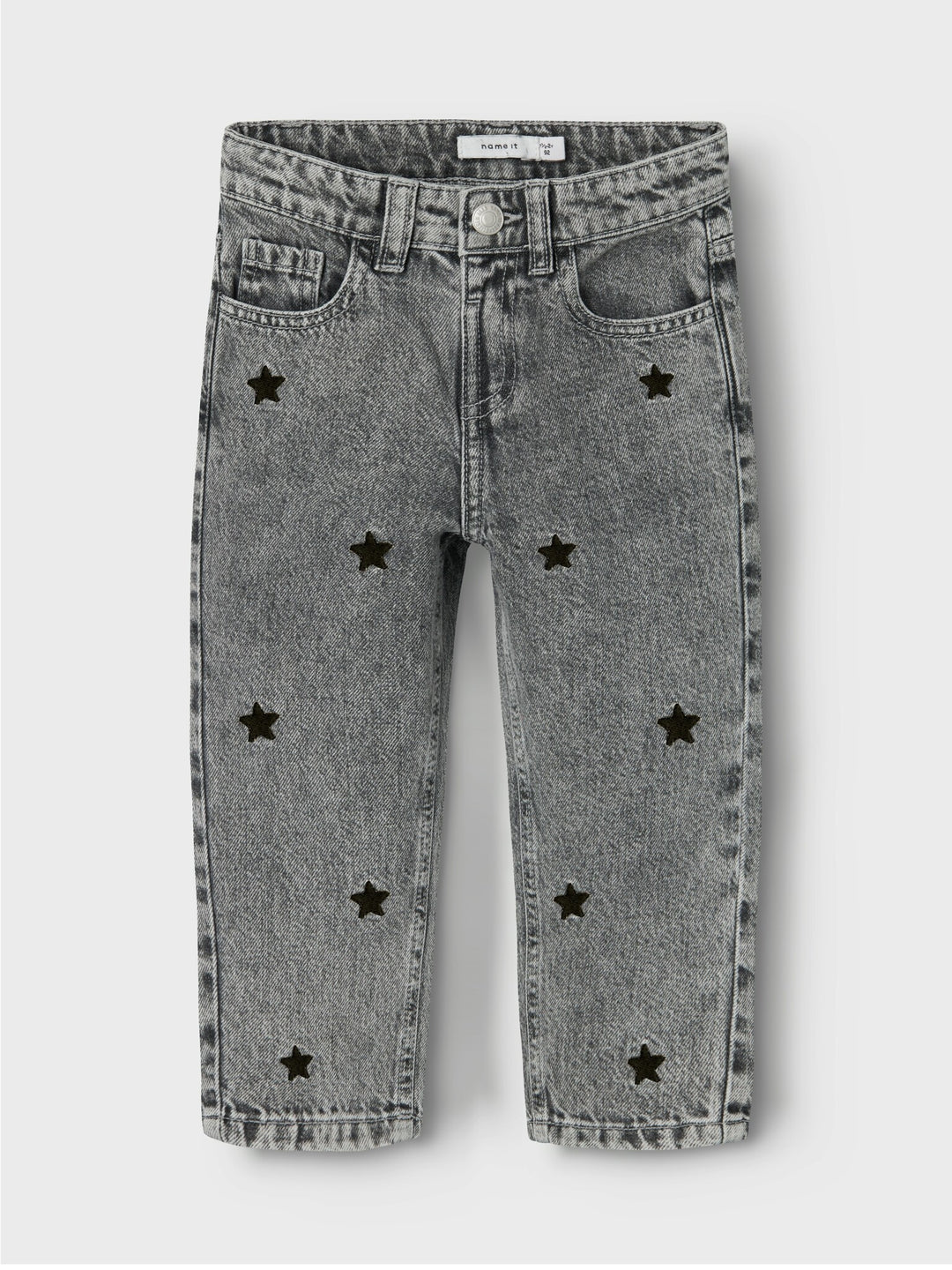 Mini spijkerbroek BELLA Medium Grey Denim STARS Mom Fit