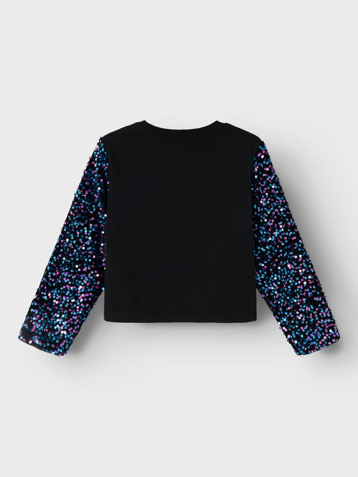 Kids trui RUNICA Black Loose Fit