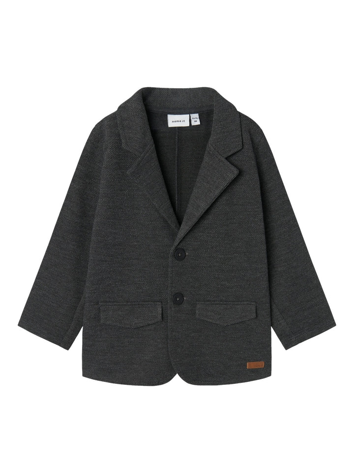 Mini Blazer ROBINO Dark Grey Melange Regular Fit