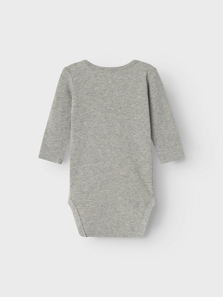 Baby romper JEBBI LIONKING Grey Melange