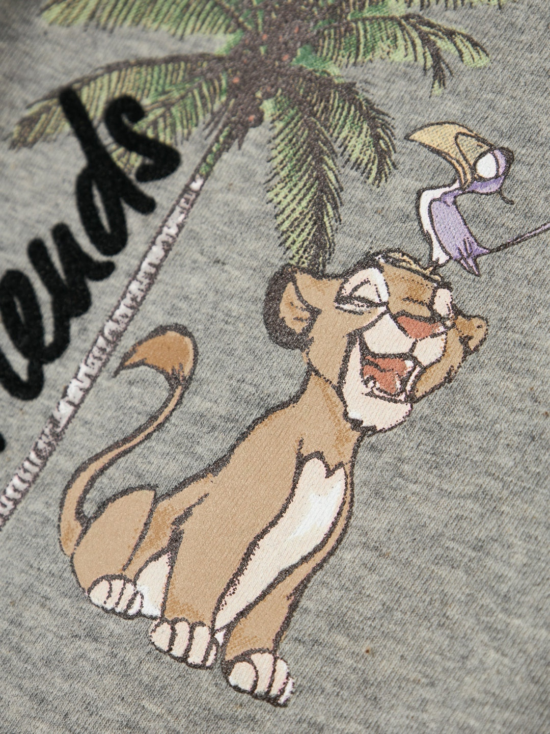 Baby romper JEBBI LIONKING Grey Melange