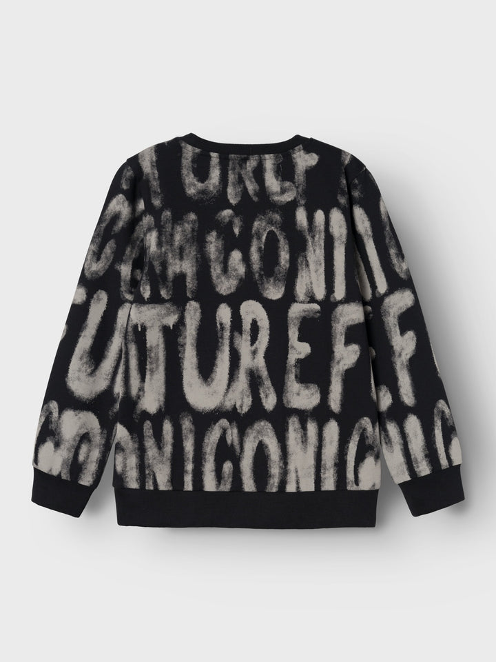 Kids trui KUJULLE Black Loose Fit