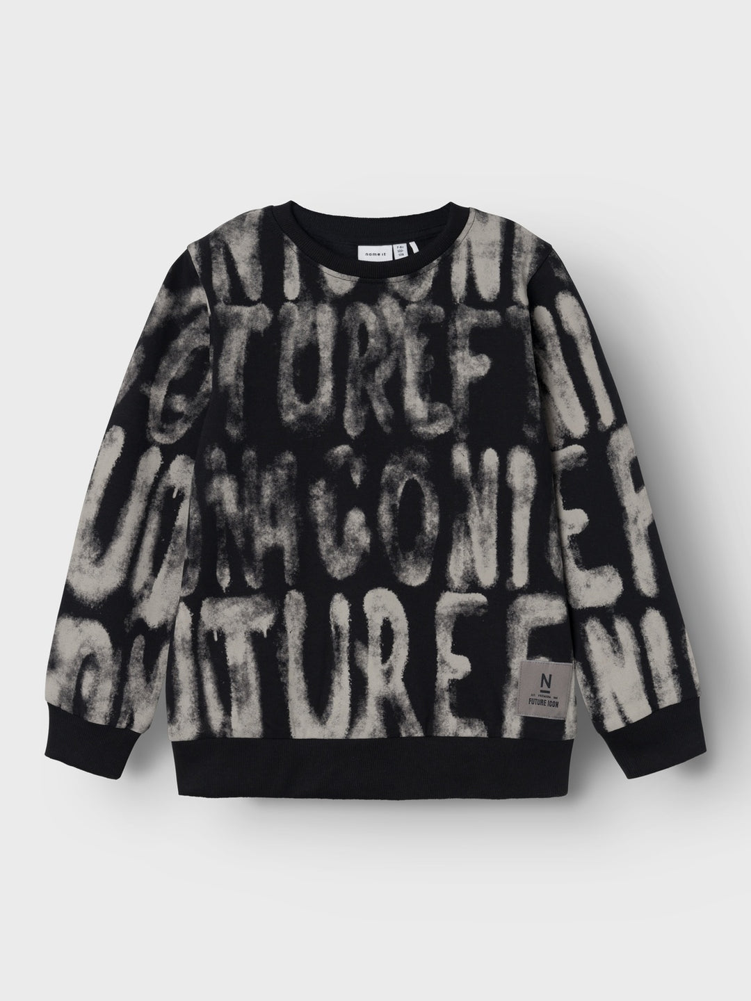 Kids trui KUJULLE Black Loose Fit