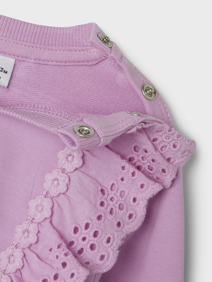 Baby trui KUBIE Pastel Lavender Regular Fit