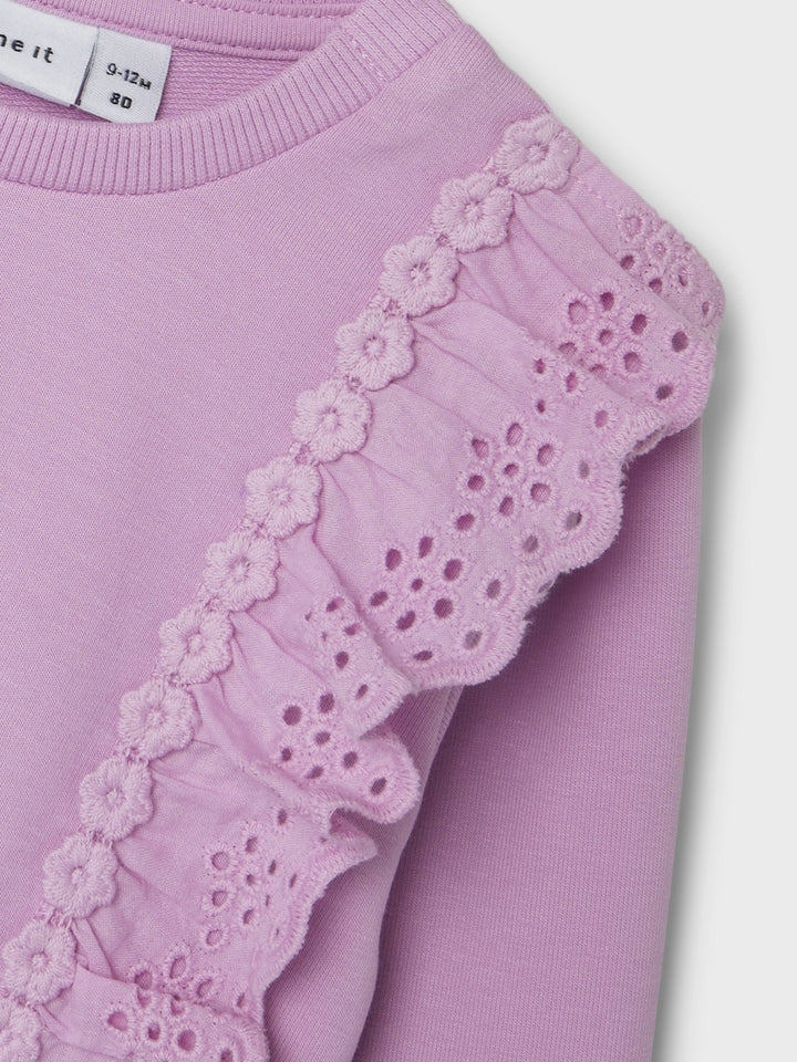 Baby trui KUBIE Pastel Lavender Regular Fit