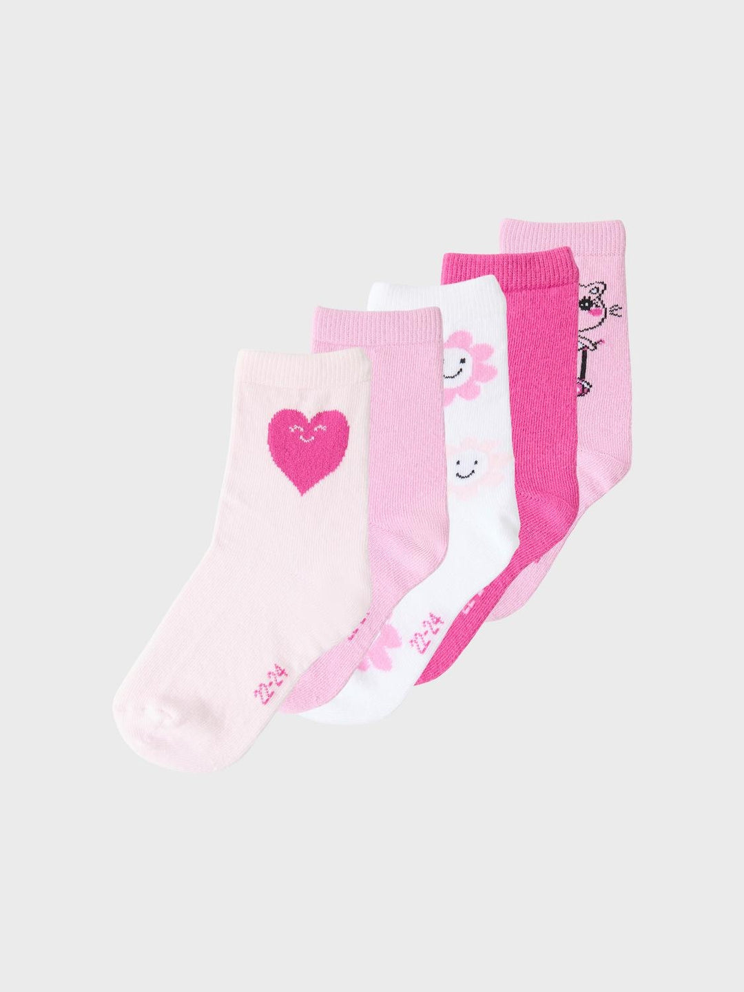 Mini sokken VINNI 5P Pastel Lavender