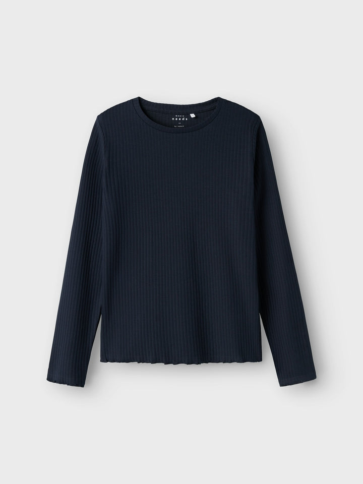 Kids longsleeve VEMMA Dark Sapphire Solid Slim Fit