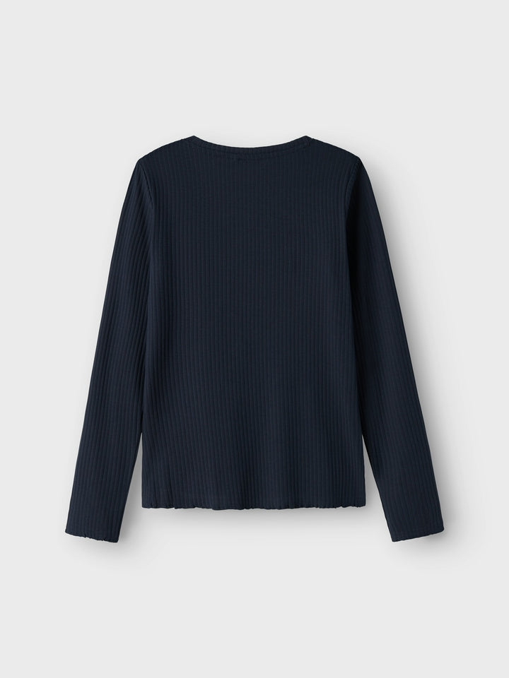 Kids longsleeve VEMMA Dark Sapphire Solid Slim Fit