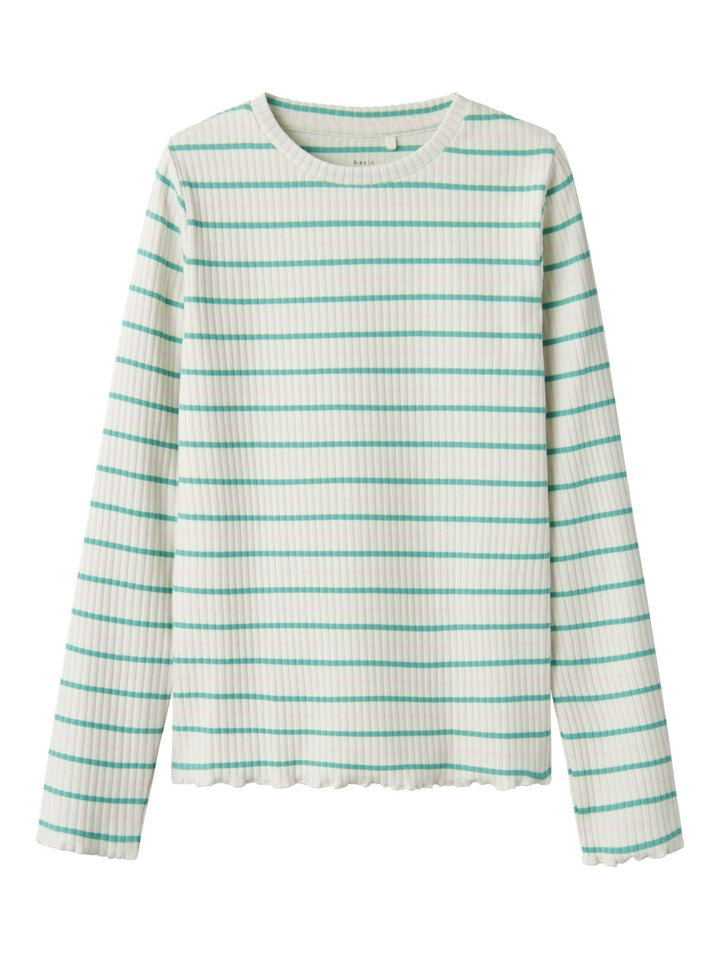 Kids longsleeve VEMMA Jet Stream Wasabi + Festival Bloom Slim Fit