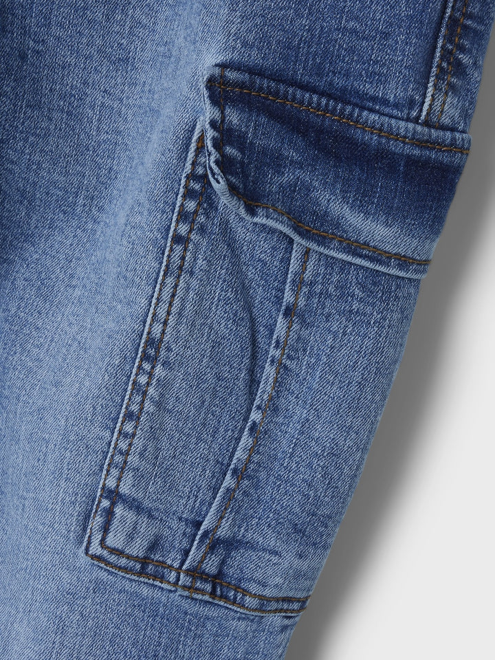 Kids spijkerbroek RYAN Medium Blue Denim Round Fit