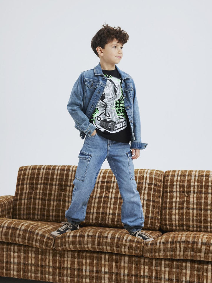 Kids spijkerbroek RYAN Medium Blue Denim Round Fit