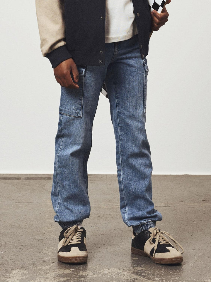 Kids spijkerbroek RYAN Medium Blue Denim Round Fit