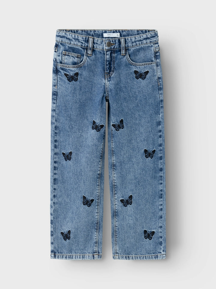 Kids spijkerbroek BELLA Medium Blue Denim Wide Leg Fit