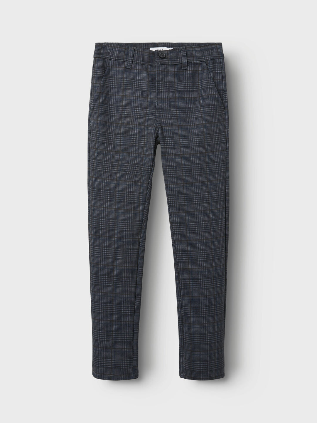 Kids broek SILAS Dark Grey CHECKS Xslim Fit