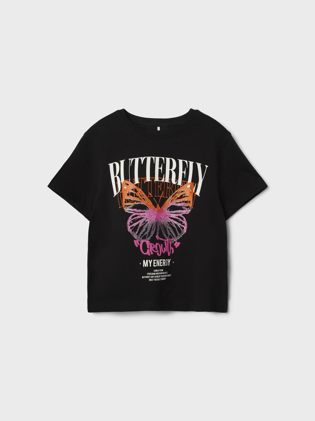 Kinder T-Shirt KASTA Schwarz Lockerer Schnitt