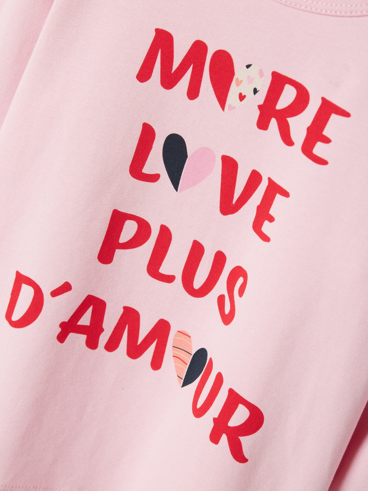 Mini longsleeve ODETTE Roseate Spoonbill Regular Fit