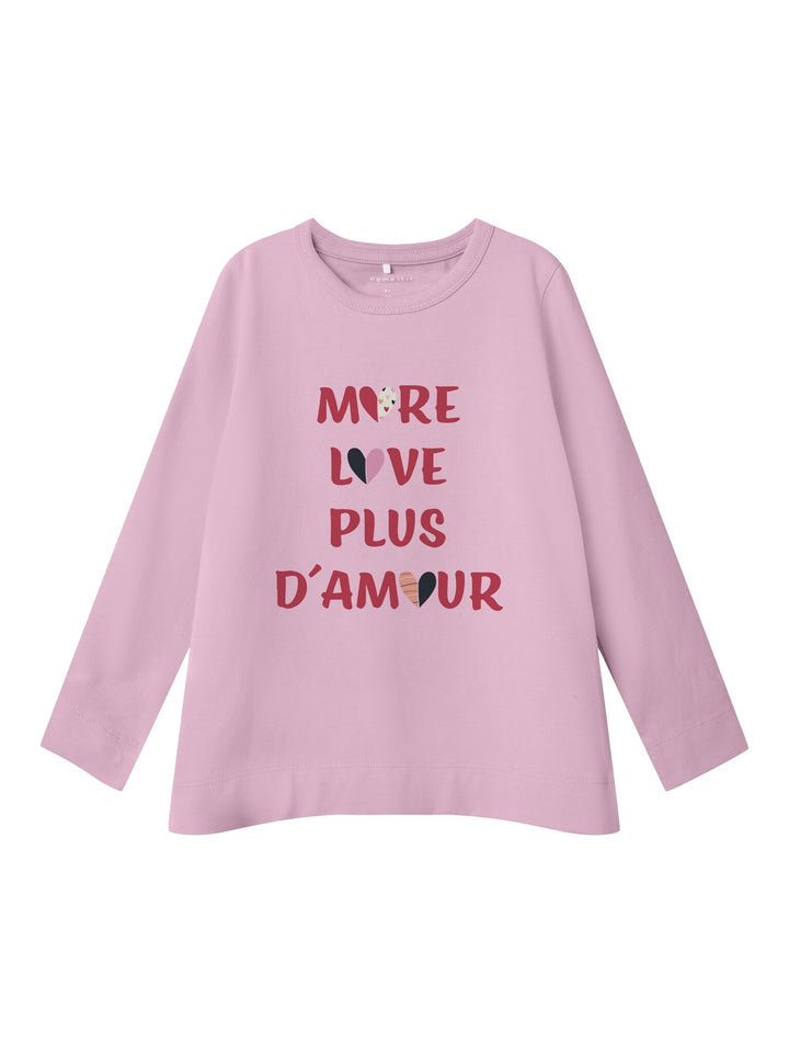 Mini longsleeve ODETTE Roseate Spoonbill Regular Fit