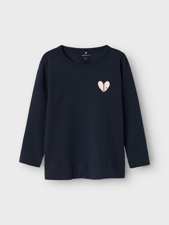 Mini longsleeve ODETTE Dark Sapphire Regular Fit
