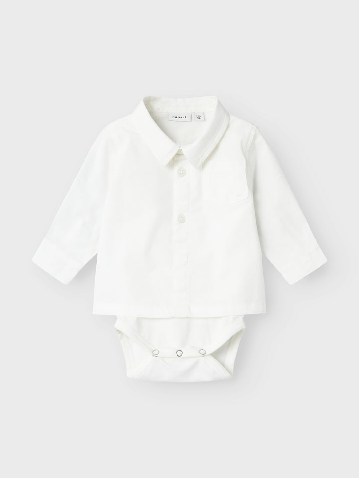 Baby blouse ROAH Bright White Regular Fit