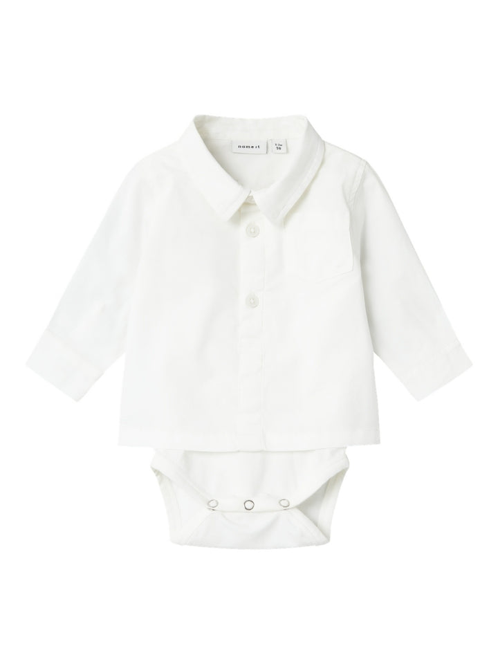 Baby blouse ROAH Bright White Regular Fit
