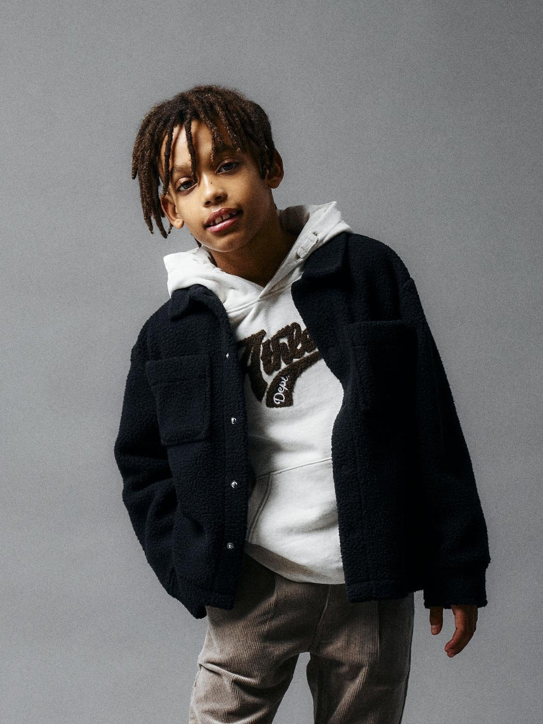 Kids trui RIFLE Peyote Melange Standard Fit